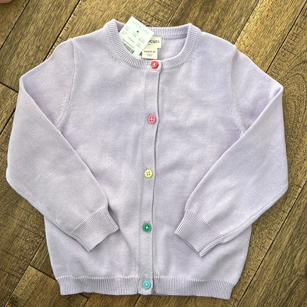 New girl’s Crewcuts cardigan